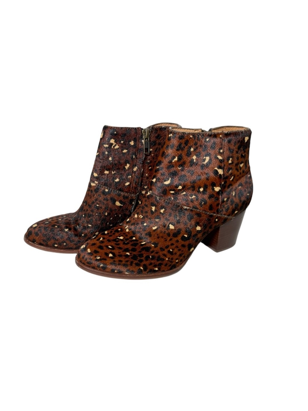 Madewell Rosie ankle boot real calf hair & leather women’s 6.5 EUC